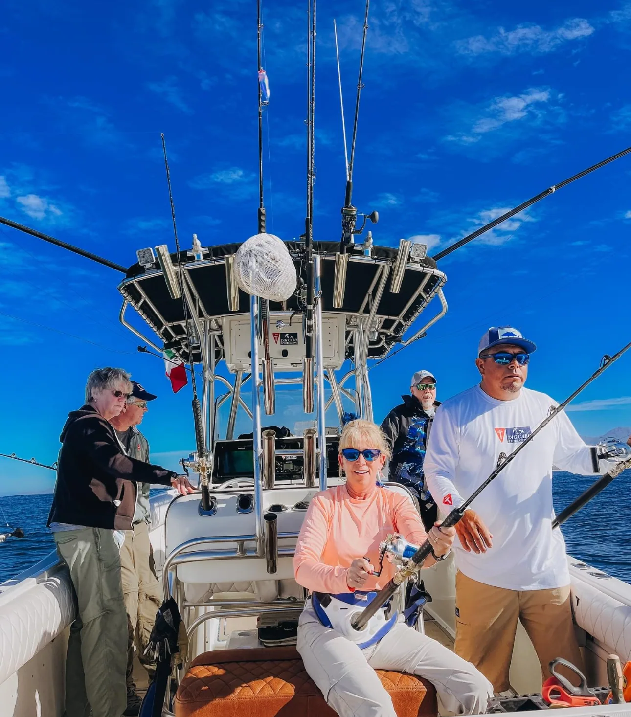 Cabo San Lucas sportfishing photo 179 — catch and crew aboard the Tag Cabo fleet