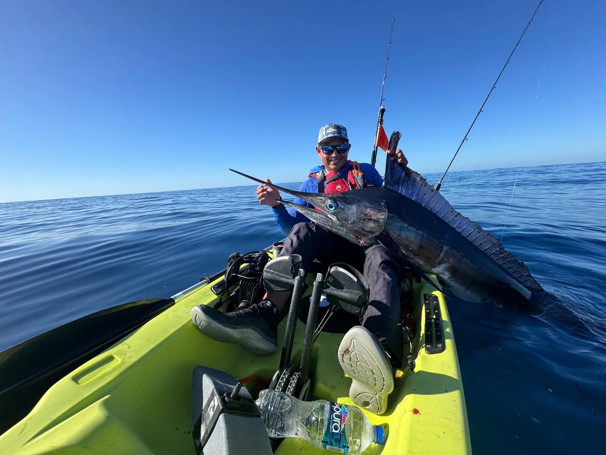 Kayak Fishing in Cabo San Lucas with Tag Cabo Sportfishing