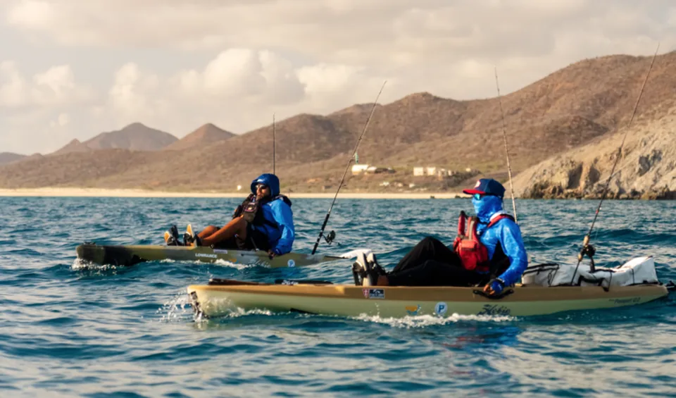 Kayak Fishing in Cabo San Lucas with Tag Cabo Sportfishing