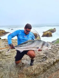 Surf fishing in Cabo San Lucas