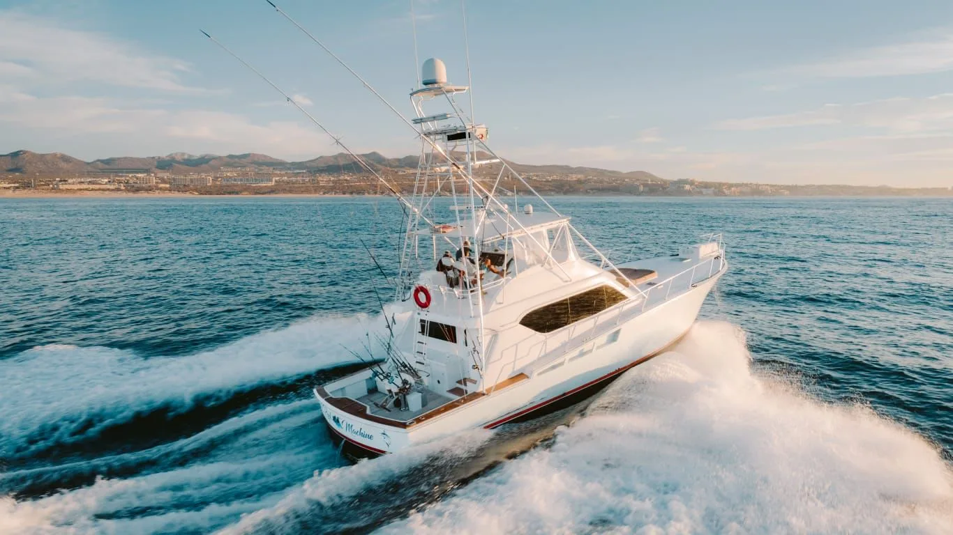 60ft Hatteras charter boat in Cabo San Lucas