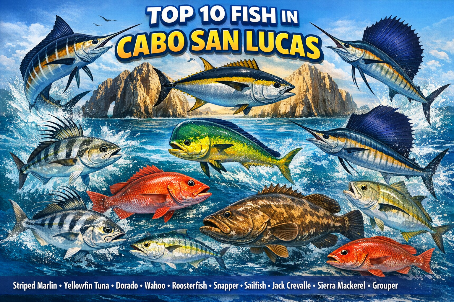 Top 10 Fish You Can Catch in Cabo San Lucas (Complete Guide 2026)