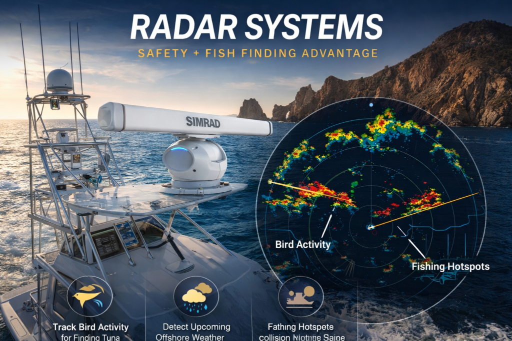 Radar Systems (Safety + Fish Finding Advantage)