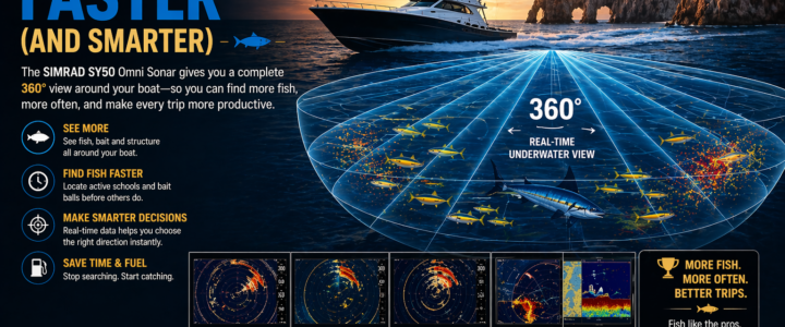 SIMRAD SY50 Omni Sonar in Cabo San Lucas | The Ultimate Fish-Finding Technology in Baja SIMRAD SY50 Omni Sonar in Cabo San Lucas | The Ultimate Fish-Finding Technology in Baja