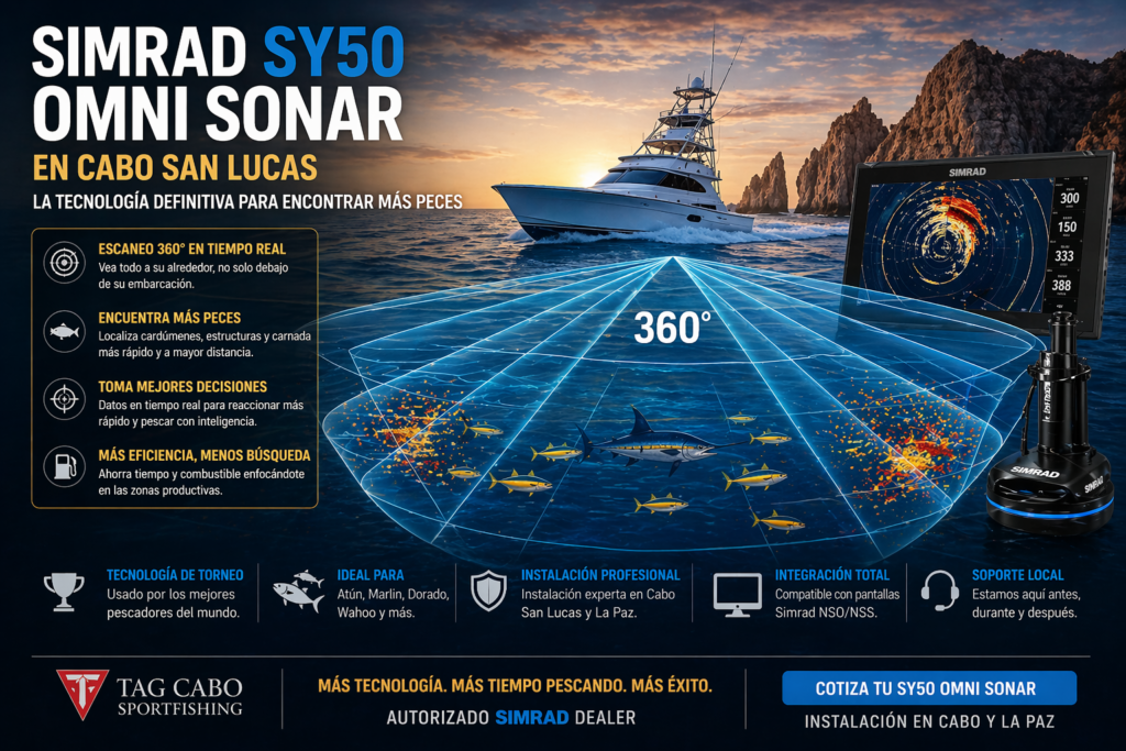 SIMRAD SY50 Omni Sonar in Cabo San Lucas | The Ultimate Fish-Finding Technology in Baja